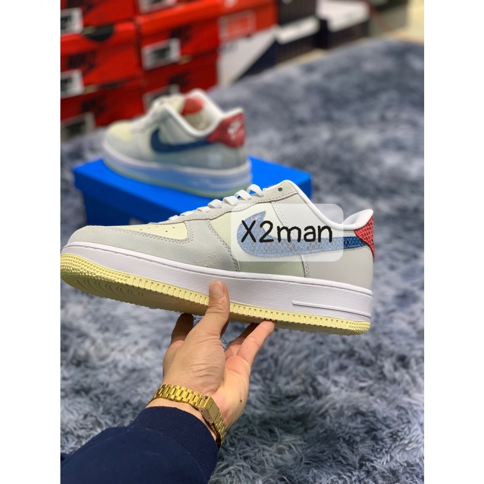 [x2manstore tặng tất] giày thể thao nam nữ afff1 Dunk got đỏ vệt xanh siu câp | BigBuy360 - bigbuy360.vn