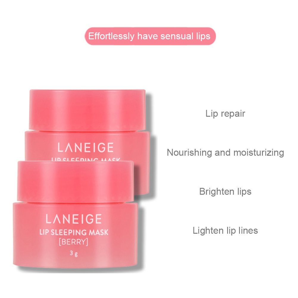 Mặt nạ môi khi ngủ ANNIES 3g dưỡng môi chống nứt nẻ Hàn Quốc