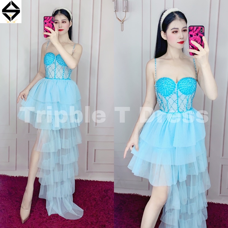 Đầm dự tiệc xếp tầng TRIPBLE T DRESS - size M/L - MS277V