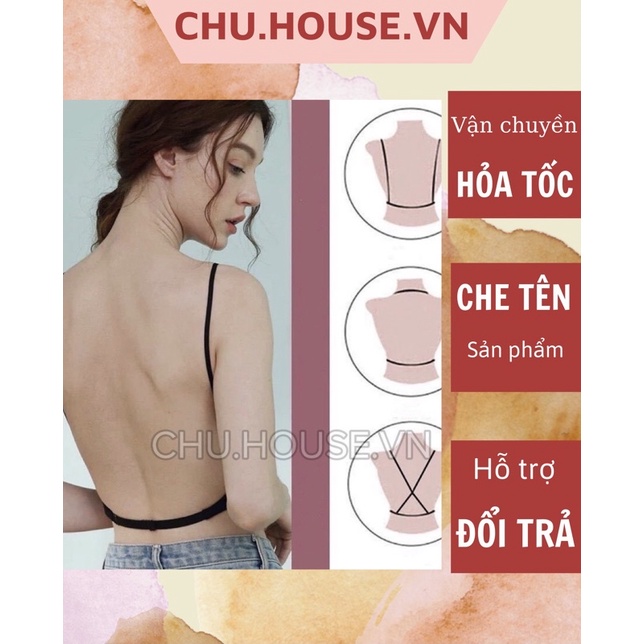 💥 Áo lót không thể thiếu, bra trơn dây mảnh mặc nhiều kiểu phối với trang phục khoét sâu lưng