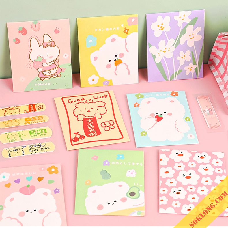 Bộ 12 urgo dễ thương K68 băng dán y tế cá nhân urgo cute kèm túi đựng hoạt hình SỔ KLONG