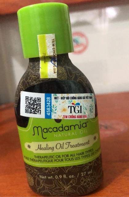 Tinh dầu dưỡng tóc Macadamia Healing Oil Treatment 30ml