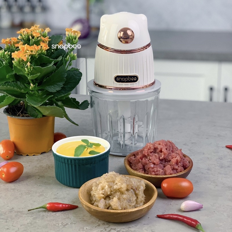 Máy Xay Thịt Snapbee BL200 - Máy Xay Đa Năng 2 Cối, 2 Lưỡi Dao