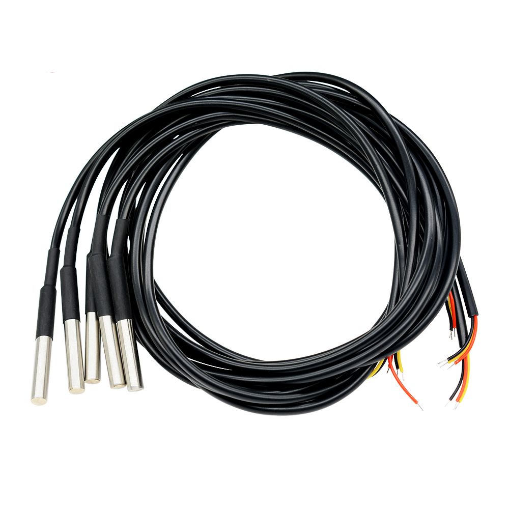 Dây cáp cảm biến nhiệt độ kỹ thuật số chống thấm nước 1M/ 1M/ 2M/ 3M/ 5M/ 10M DSTC B3950KB1820S