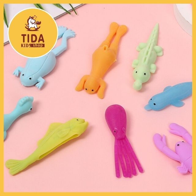 Gà Cao Su Bắn Vui Chơi Giải Trí Xả Stress ⚡ HOT TREND ⚡ Gà Dính Tường Siêu Hot Vui Nhộn, Đồ Chơi Giải Trí TiDa Kids Shop