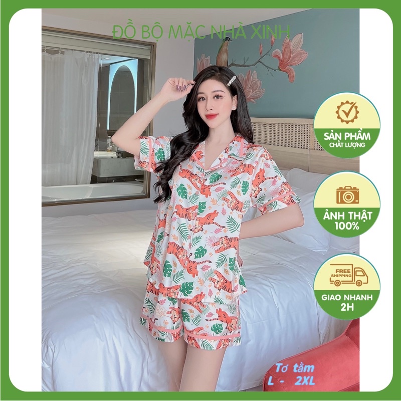 Đồ bộ mặc nhà ⚡️ẢNH SHOP CHỤP⚡️ quần đùi có túi quần có sai số - đồ ngủ mặc nhà, đồ pijama 2022