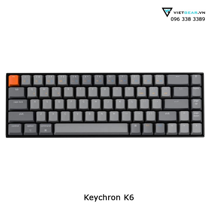 Bàn Phím Cơ Không Dây Keychron K6