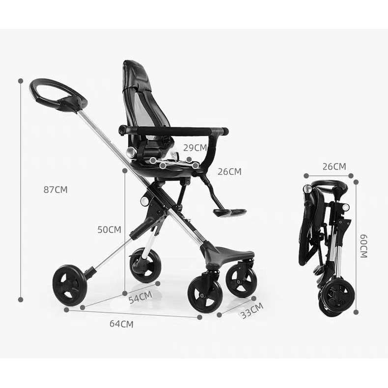 XE ĐẨY 2 CHIỀU 3 TƯ THẾ V-BABY V4