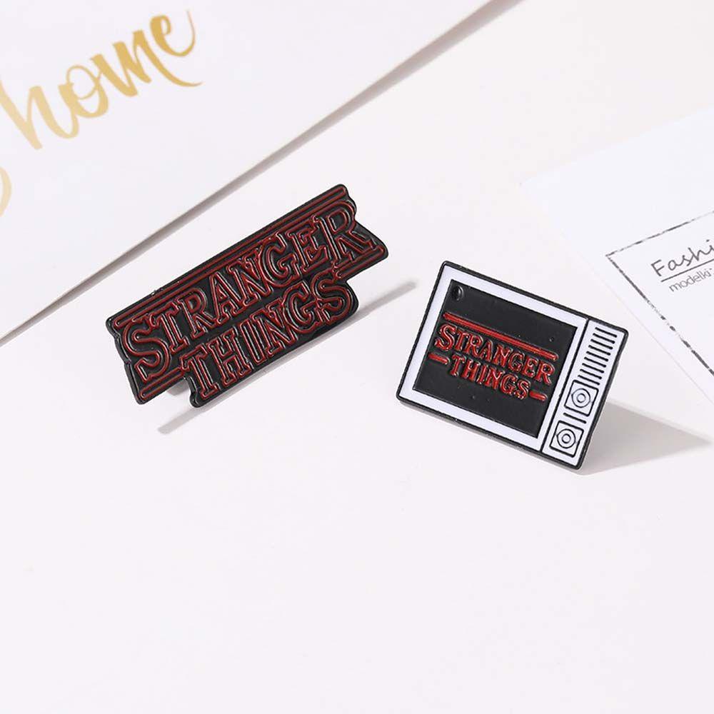 Qqmall Huy Hiệu Cài Áo Hình Nhân Vật Phim Stranger Things TV Series Eleven Tráng Men Cổ Điển Làm Quà Tặng Cho Bé