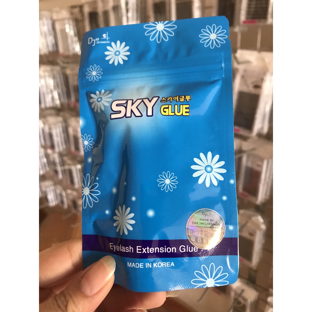 Keo Nối Mi Sky_ Keo Tạo Fan Mi,Hàng Nội Địa Trung Dành Cho Học Viên Tập Nối,Thợ Mới Ra Nghề,Keo Khô Chậm-Phụ Liệu Mi Hậu