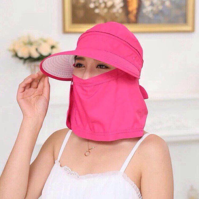 Mũ chống nắng poly 3 in 1
