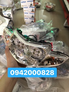 Pha đèn wave có led - choá đèn wave có led
