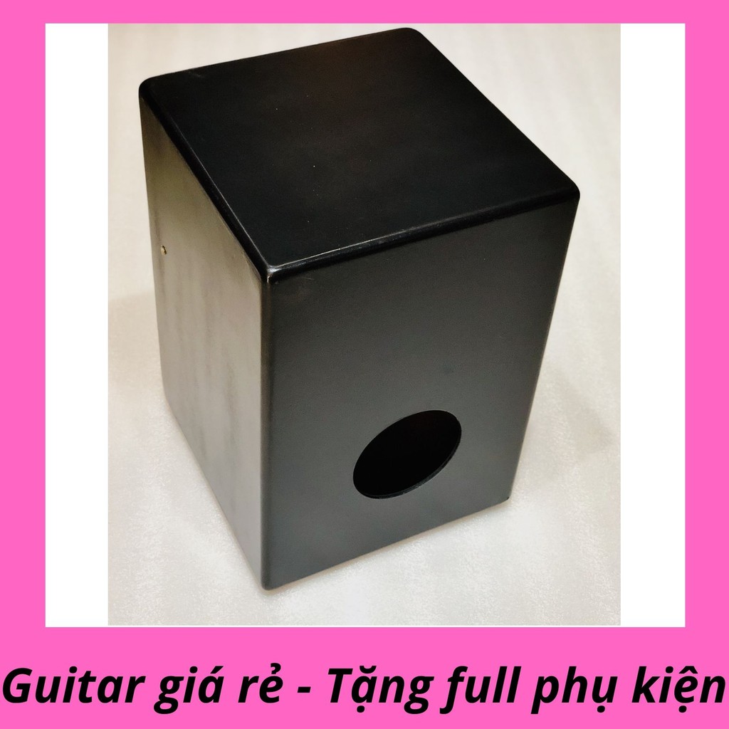 Cajon giá rẻ SR002 ( MÀU ĐEN ) dây tem