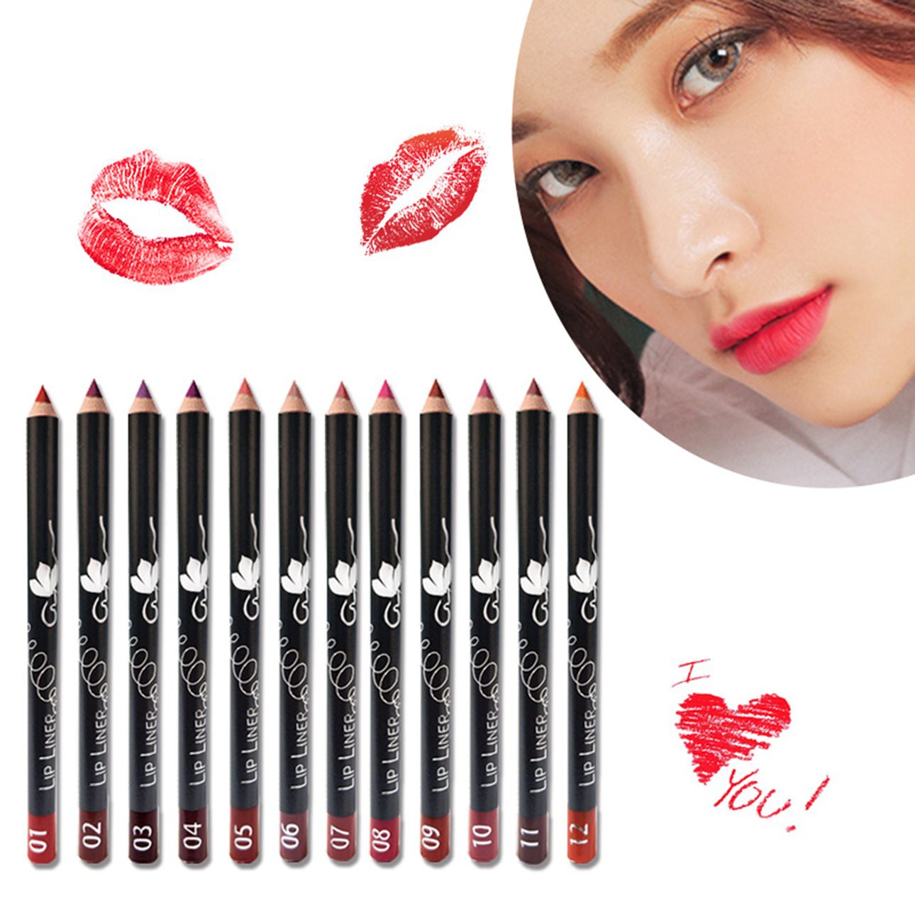 [Hàng mới về] Bút Kẻ Viền Môi Màu Nhung Lì Ibcccndc Sz00232-4 | BigBuy360 - bigbuy360.vn