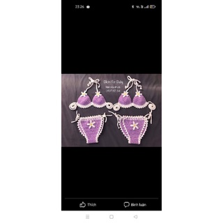 bikini đi biển cho bé