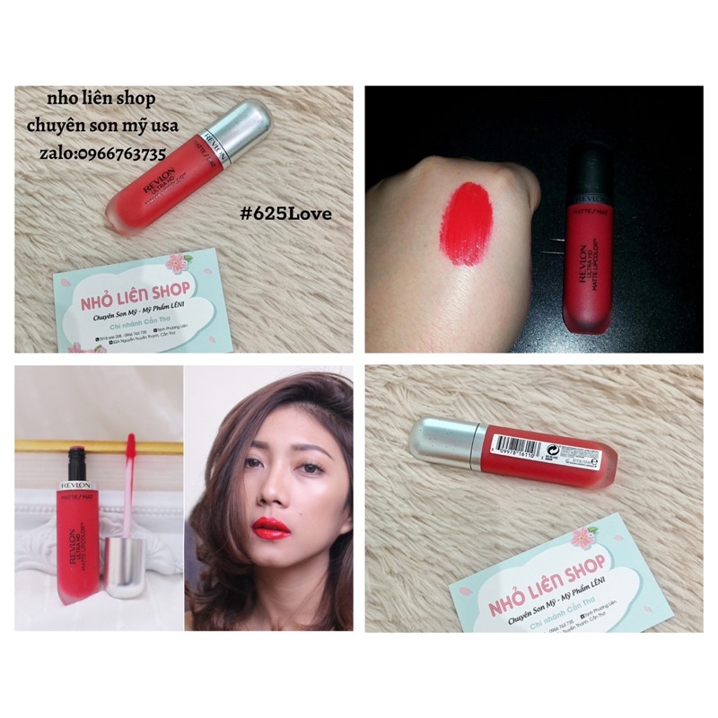 Son Revlon Ultra HD Matte Lipcolor chính hãng mỹ