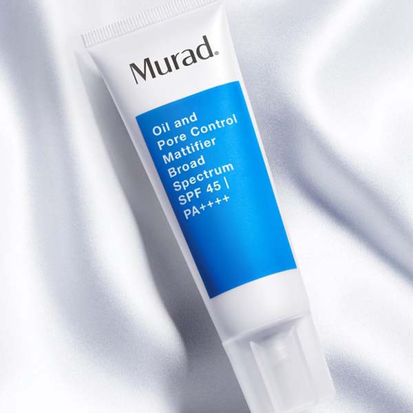 Kem chống nắng Murad Oil and Pore Control Mattifier SPF 45 PA++++50ml TẶNG Gel giảm mụn 4 giờ Rapid Relief Acne 15ml