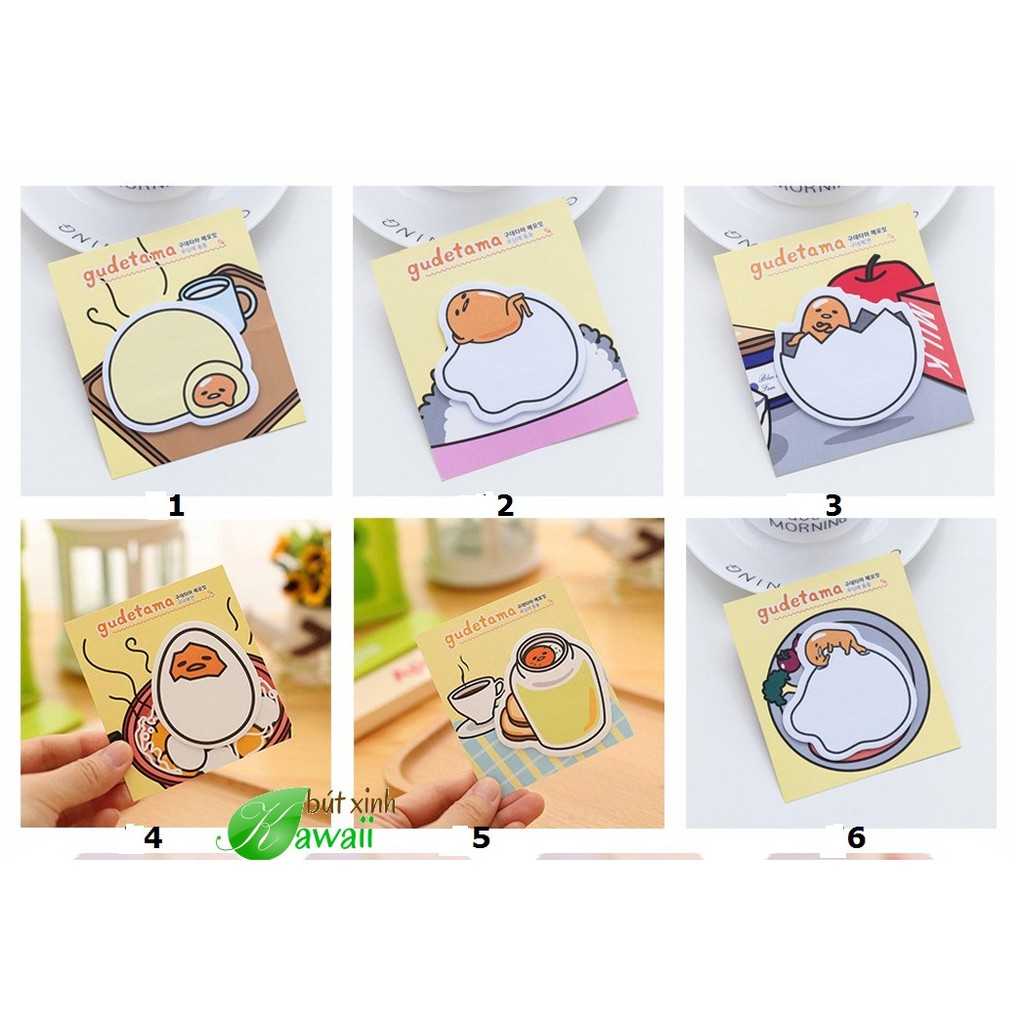 GIẤY NOTE GHI CHÚ TRỨNG LƯỜI GUDETAMA BUKAO