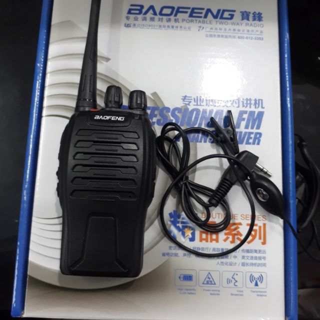 Bộ đàm cầm tay Baofeng BF-800s + khuyến mãi tai nghe cho khách hàng mua sản phẩm