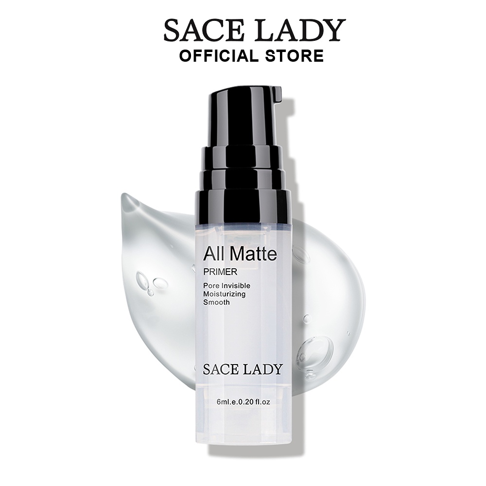 Kem lót trang điểm SACE LADY 6ml che lỗ chân lông kiềm dầu lâu trôi