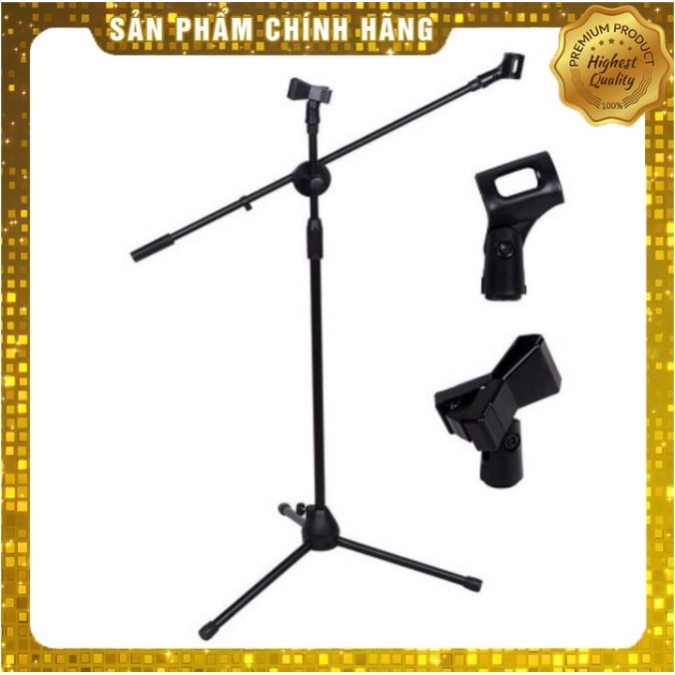 Chân micro đứng phòng thu, phòng hát karaoke gia đình, hát live stream dễ lắp đặt và tiện dụng