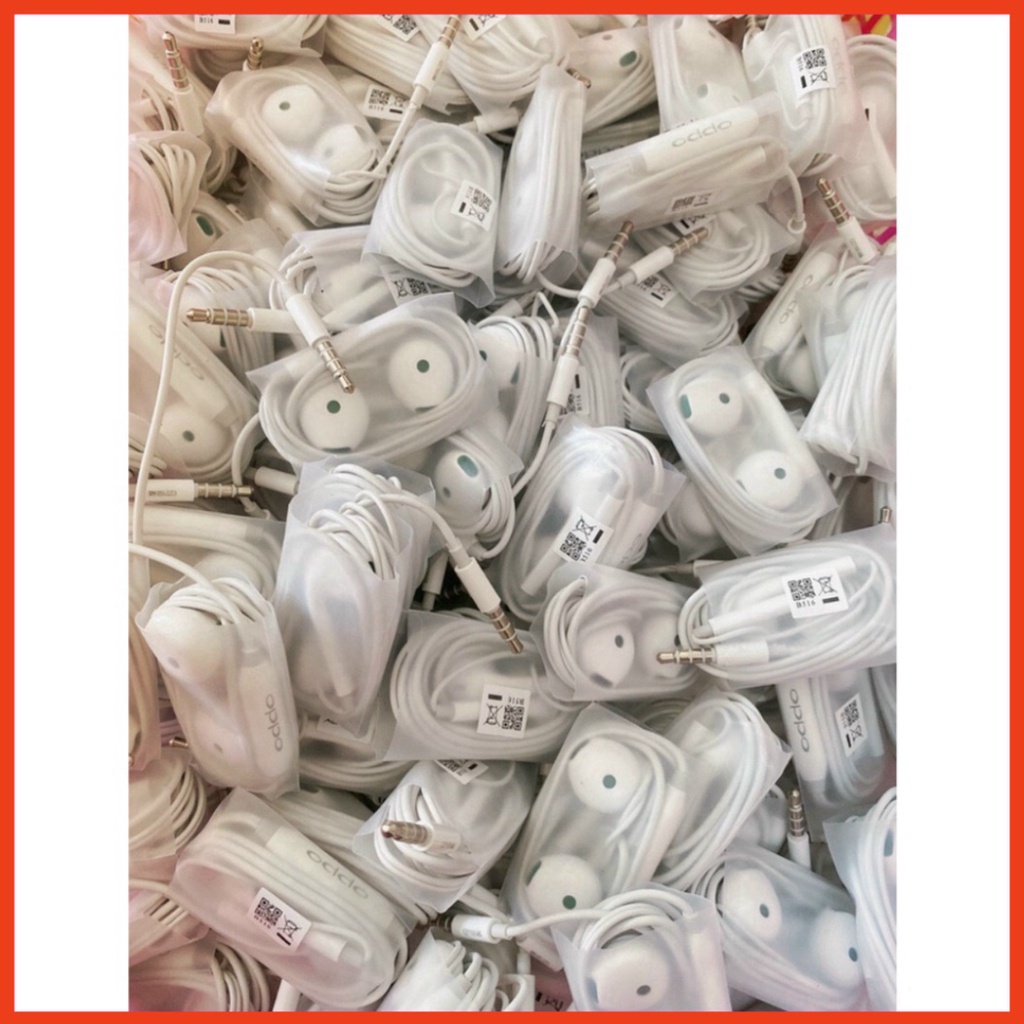 Tai Nghe Nhét Tai Oppo Màng Xanh , Nghe Hay, Êm, Bass Tốt. Jack Cắm 3.5mm