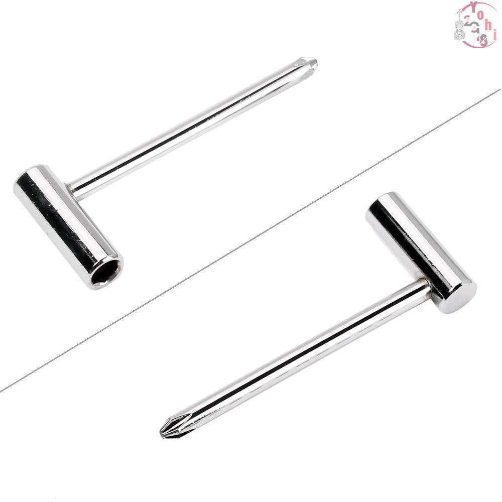 ♫ Guitar Truss Rod Wrench with 7mm Nut Driver 1/4" 6.35mm Cross Screwdriver for Taylor Guitar Steel