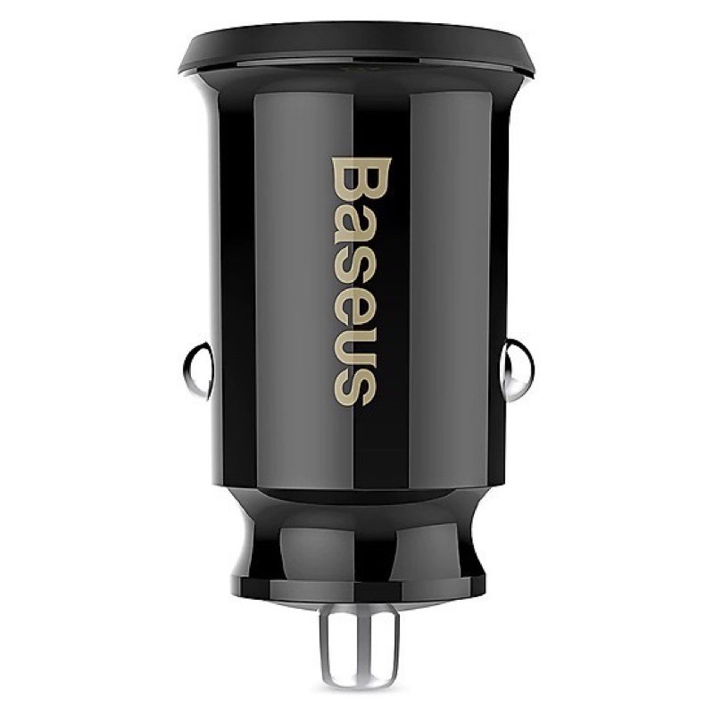 BASEUS C8-K-5V-3.1A GRAIN Tẩu Sạc 2 CỔNG USB Cho xe Ôtô ,Điện Thoại Di Động Máy Tính Bảng Sạc Nhanh Xe Hơi-Tẩu Sạc Ô TÔ