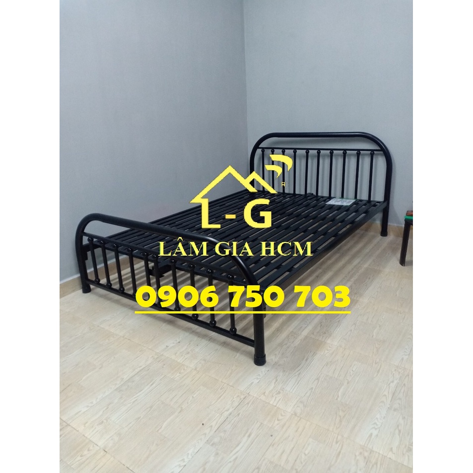 GIƯỜNG SẮT BI ĐEN - MIỄN PHÍ SHIP