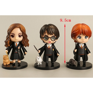 Combo 3 Mô hình chibi  HARRY POTTER - RON - HERMIONE