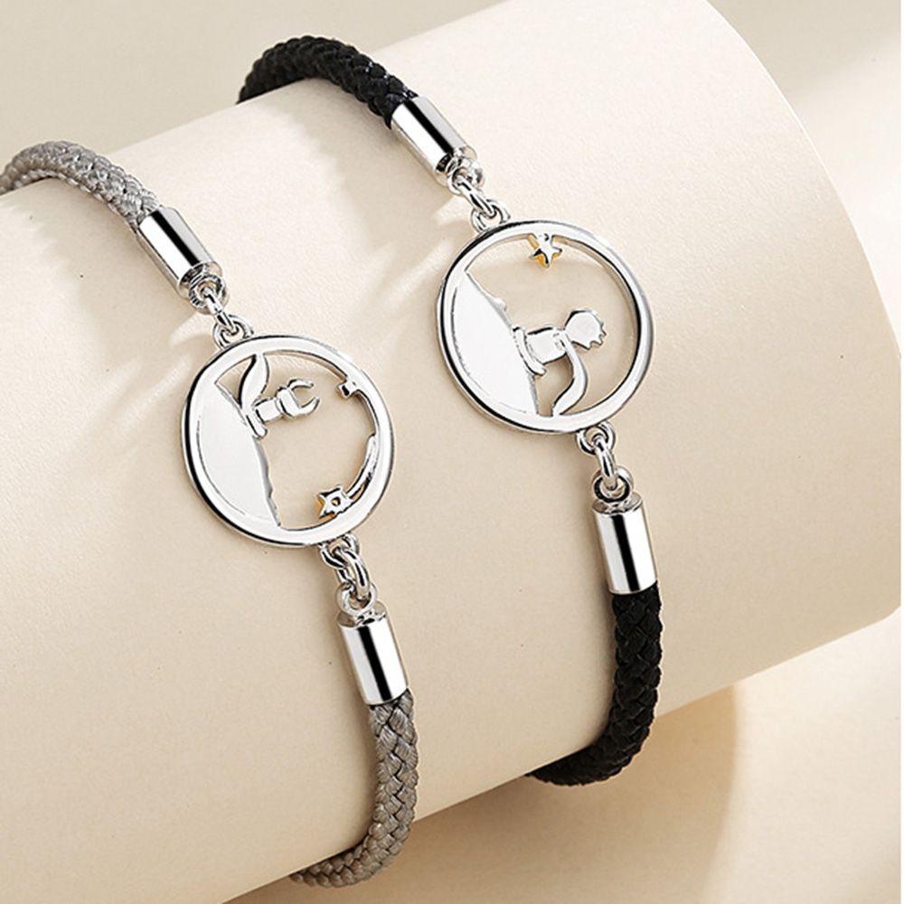 PATH Vòng Tay Dây Bện Mặt Hoàng Tử Bé Quà Tặng Valentine