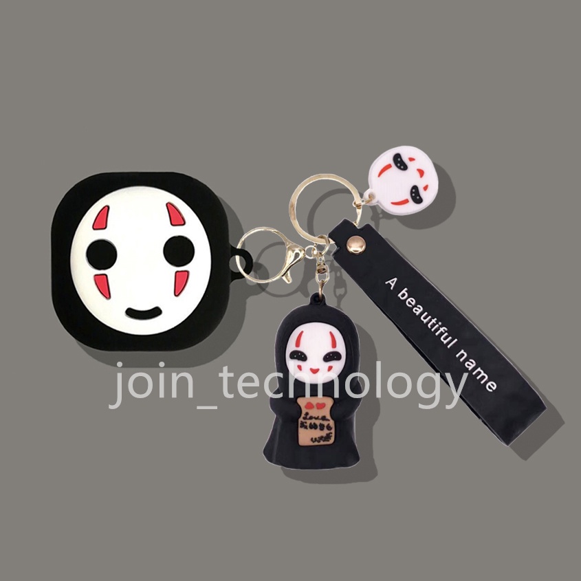 Vỏ Bảo Vệ Hộp Sạc Tai Nghe Samsung galaxy buds 2 Bằng silicon Mềm Hình anime