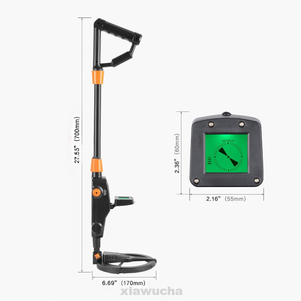 Máy Dò Tìm Kim Loại Dưới Đất Chống Thấm Nước Với Màn Hình Hiển Thị Lcd