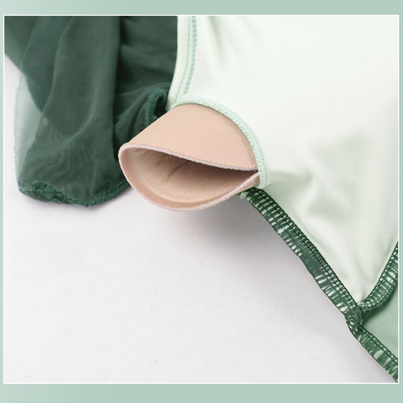 Ballet leotard người lớn phụ nữ ruffle ngắn tay áo lưới splice khiêu vũ bodysuit sexy v không lưng | BigBuy360 - bigbuy360.vn