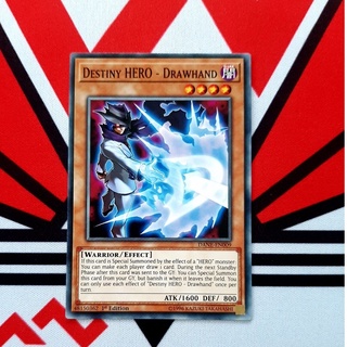 Thẻ bài yugioh mint90 destiny hero - drawhand - common