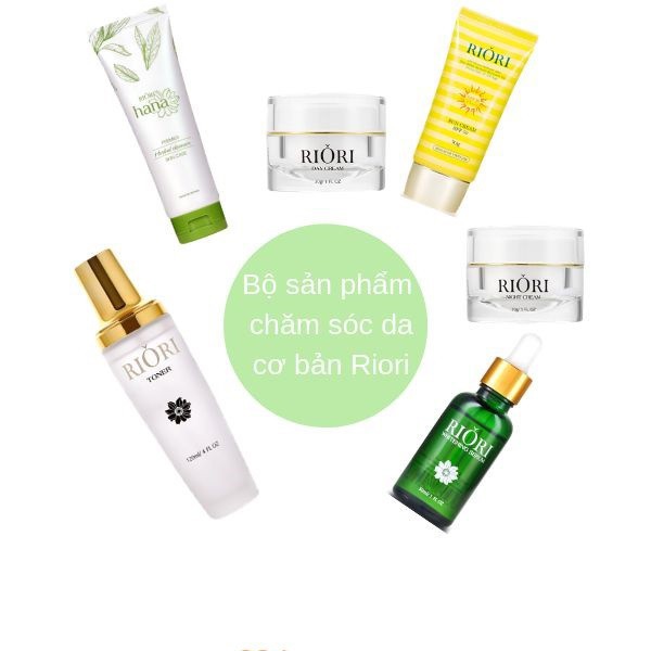 [Hàng Hãng Giá Rẻ] Bộ Mỹ Phẩm Chăm Sóc Da Chuyên Sâu RIORI Intensive Skin Care Combo