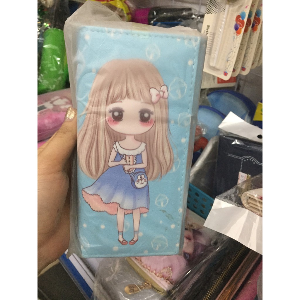 Bóp ví dài cầm tay cute cho nữ