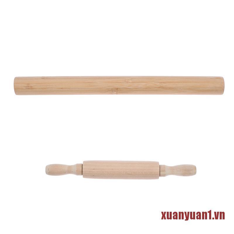 Cây Lăn Bột Làm Bánh Bằng Gỗ Chống Dính Tiện Dụng