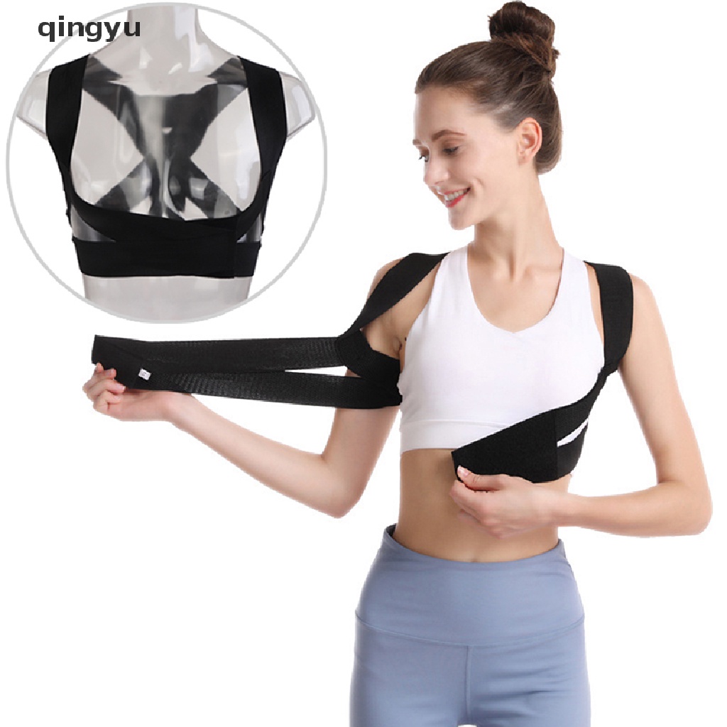 Dây Đai Đeo Hỗ Trợ Điều Chỉnh Tư Thế Lưng Đàn Hồi Cho Nữ