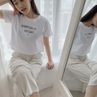Áo dáng ngắn Mỗi ngày là ngày của tôi CRT19 1994closet
