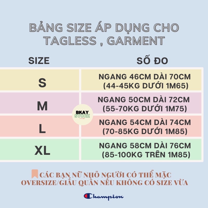 Áo thun Champion Biglogo C - 100% Authentic