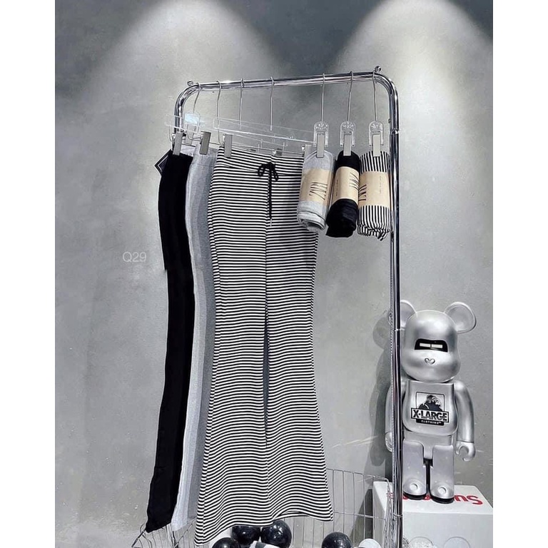 Quần thun ôm ống loe lưng cao HÀNG LOẠI 1 siêu hack dáng hot trend alohashop91