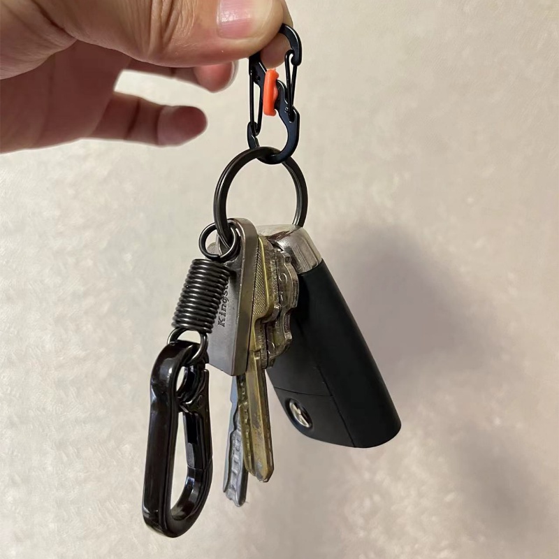 Móc Khóa Chữ S Chống Trộm Bằng Hợp Kim Nhôm Dùng Cho Các Hoạt Động Ngoài Trời