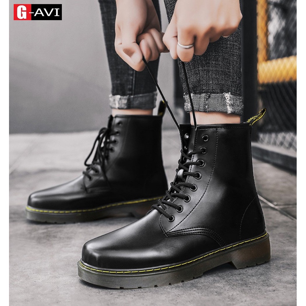 Giày boot cao cổ nam mẫu mới hot trend 2021 kiểu dáng trẻ trung, phong cách cá tính  AVI - 422 | BigBuy360 - bigbuy360.vn