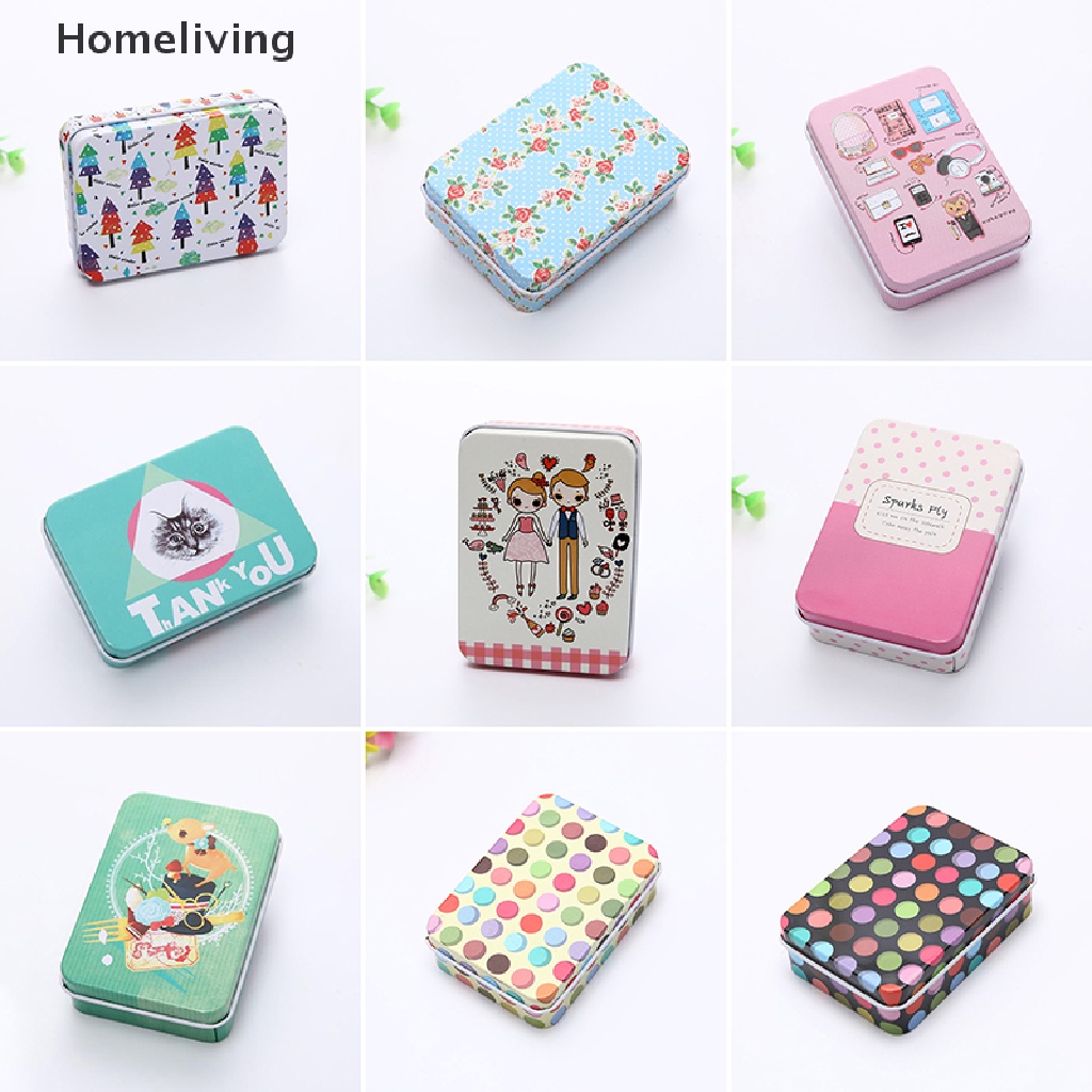 Hộp Thiếc Đựng Trang Sức / Kẹo In Hoạt Hình Dễ Thương