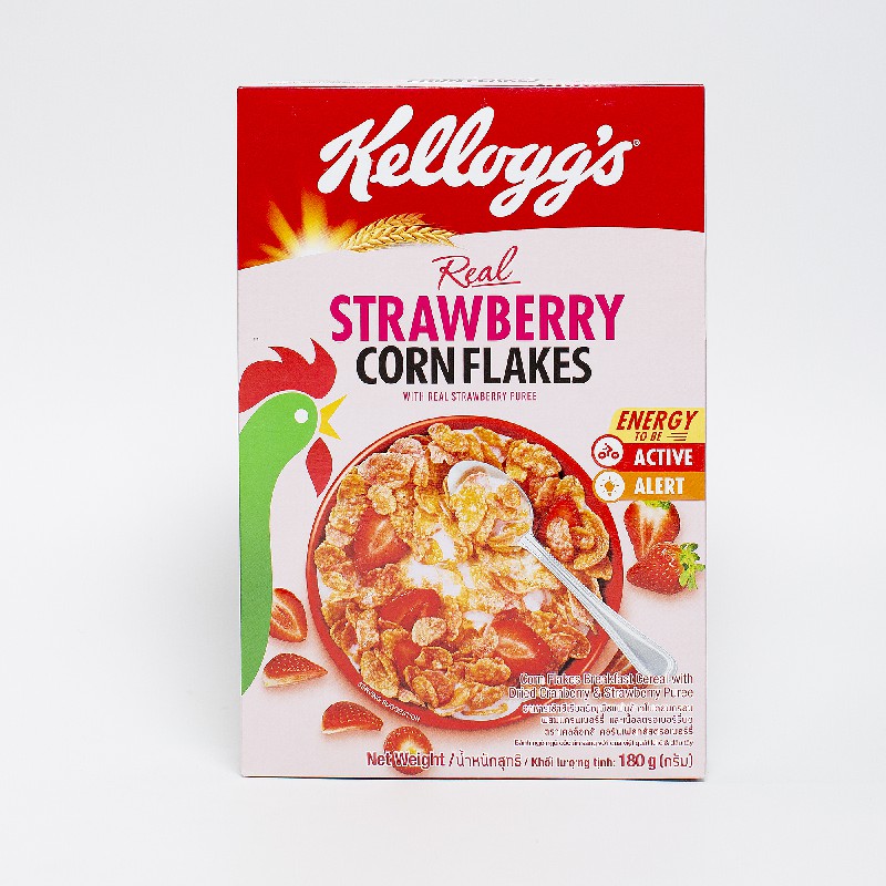 Ngũ Cốc Dinh Dưỡng Kellogg's Strawberry Corn Flakes 180g
