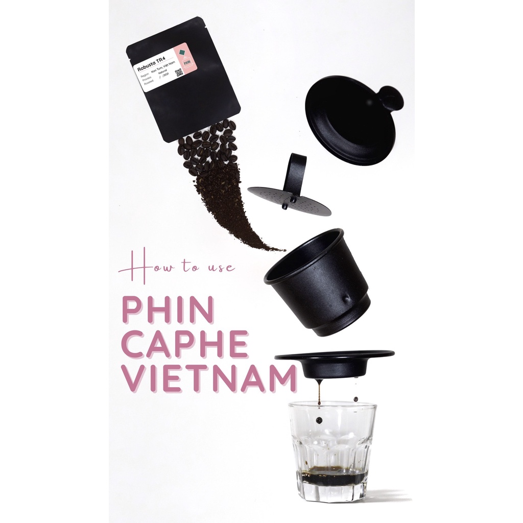 Cà phê Phin Fine Robusta Tr4 gói nhỏ 20gr tiện dụng | BigBuy360 - bigbuy360.vn