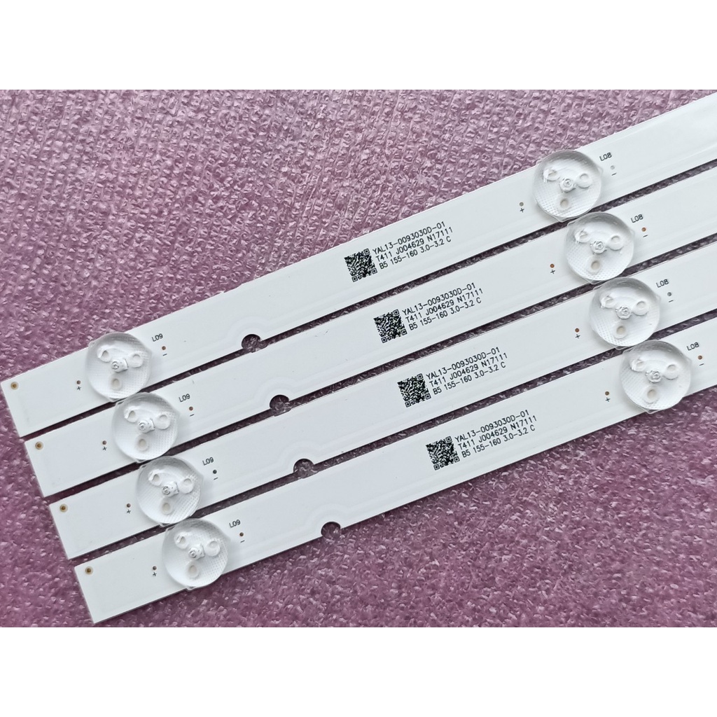 THANH LED TIVI LG 49UK6340PTF 49UK6320 49LK5700 JL.D49091330-001FS-M MỚI 100%,BỘ 4 THANH MỖI THANH 9 BÓNG 3V, DÀI 96,5cm