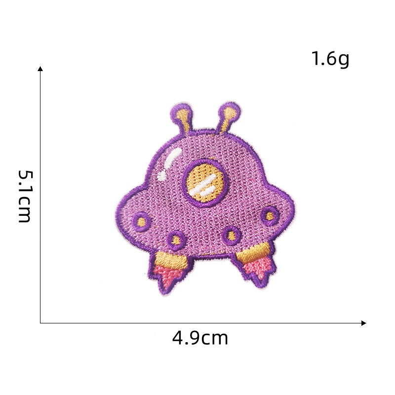 Sticker ủi thêu hình phi hành gia