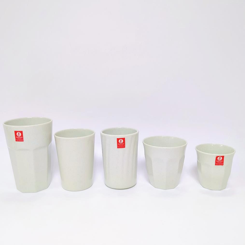(HÀNG ĐẸP) Bộ cốc SUPERWARE Nhựa phíp 100% melamine Xanh Đá